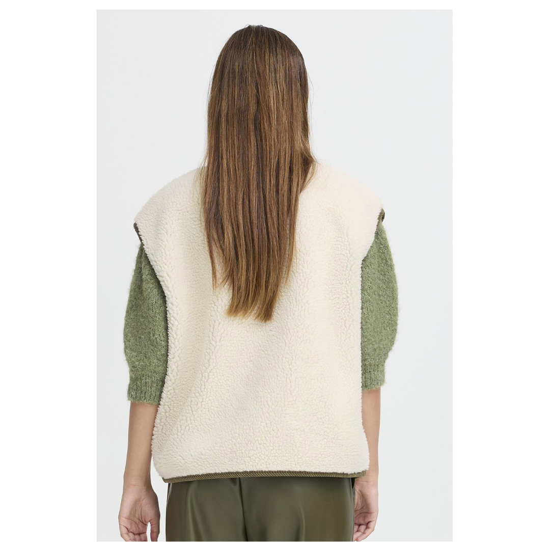 B Young Cotty Waistcoat Birch Mix 20816966
