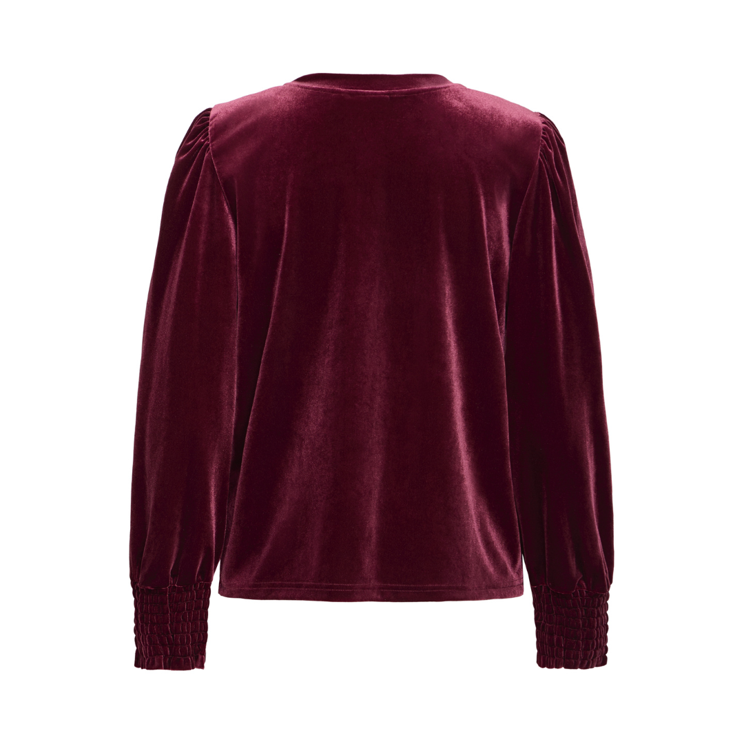 Pulz Barbara O Neck Blouse Fig 50210312