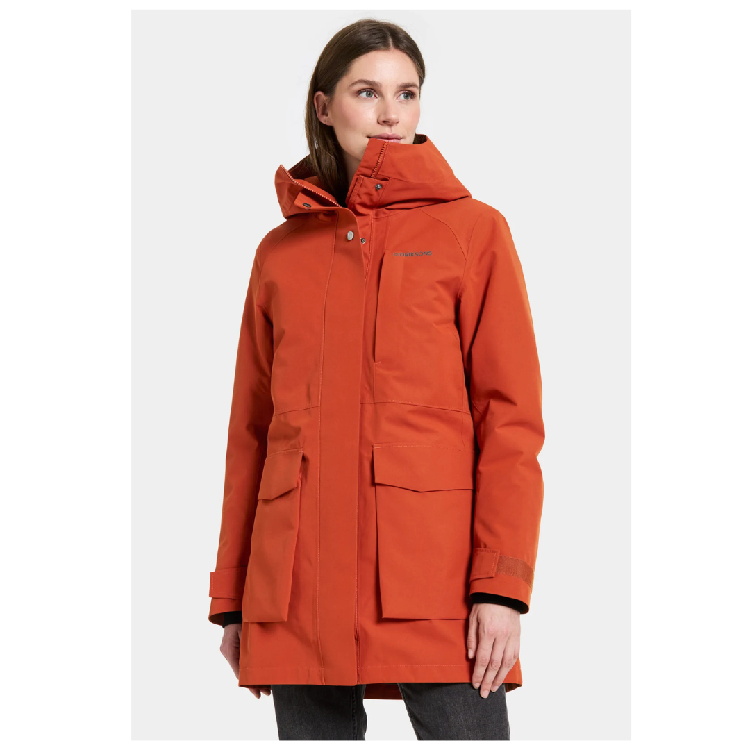 Didriksons Harriet Wns Parka Rust 505825 J13