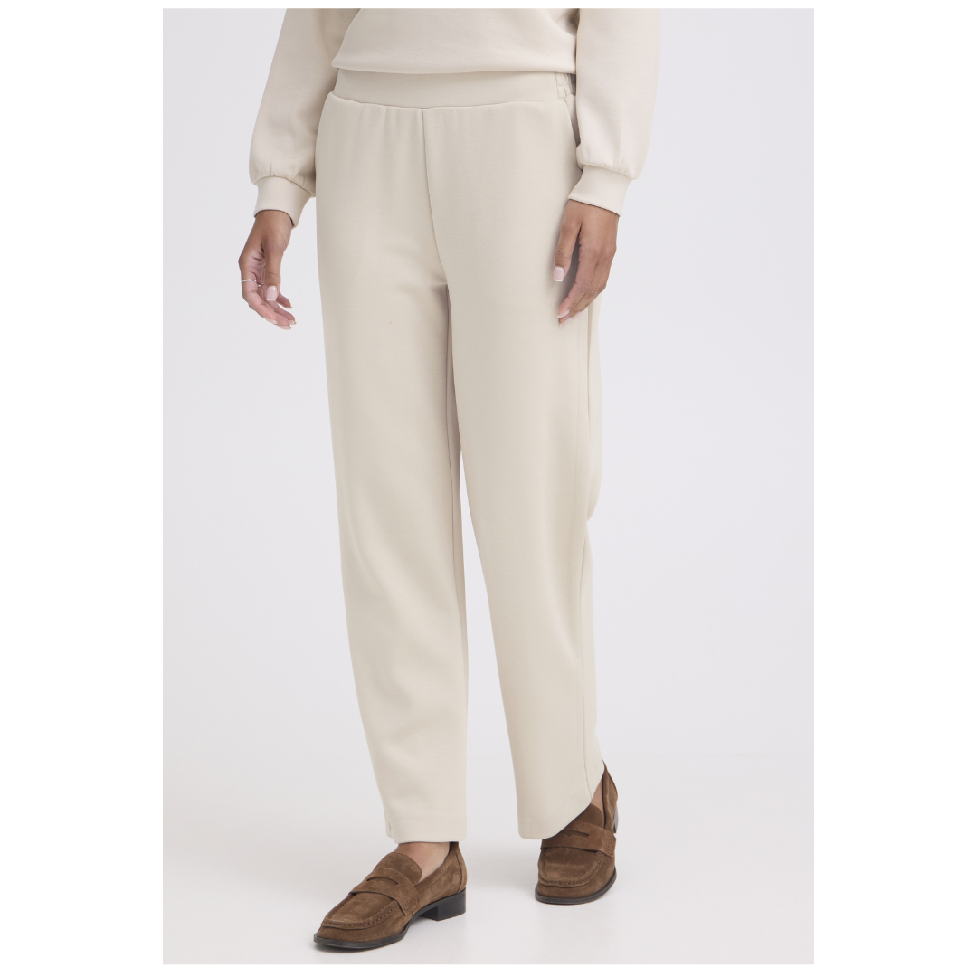 B Young Pusti Straight Pants Oatmeal 20819665