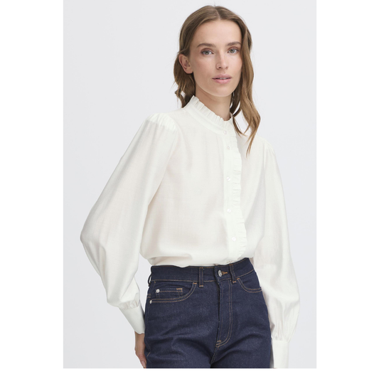 Ichi Karlani Blouse Cloud Dancer 20121887