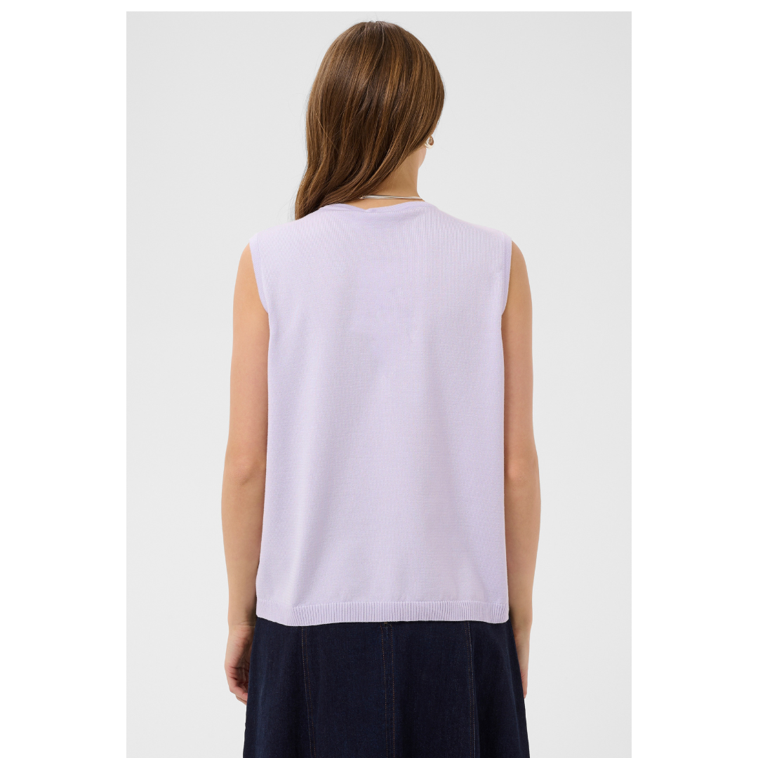 Saint Tropez Mila Vest Misty Lilac 30511506