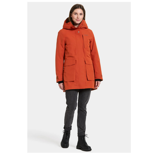 Didriksons Harriet Wns Parka Rust 505825 J13