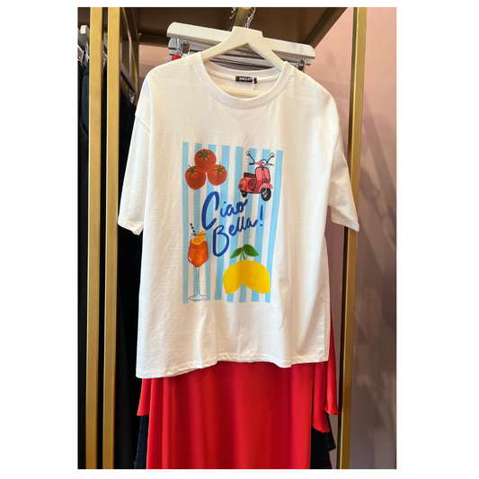 Bellavie Ciao T Shirt White 518