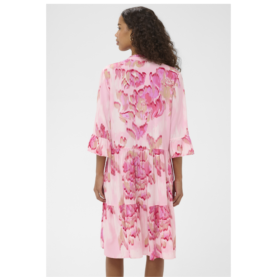 Saint Tropez Eda Dress Poppy Shaded Flower 30510220