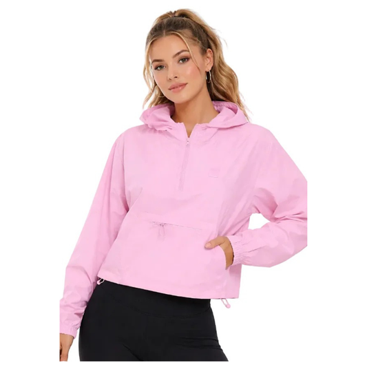 GymplusCoffee Kin Hike Windbreaker Pink Blossom