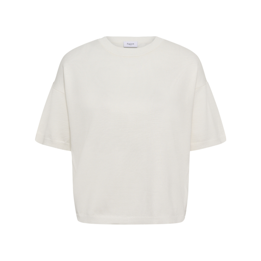 Saint Tropez Mila  SS Boxy Pullover Ice 30515337