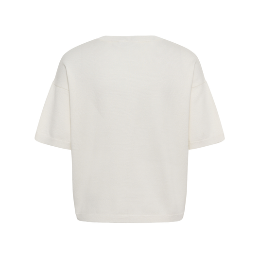 Saint Tropez Mila  SS Boxy Pullover Ice 30515337