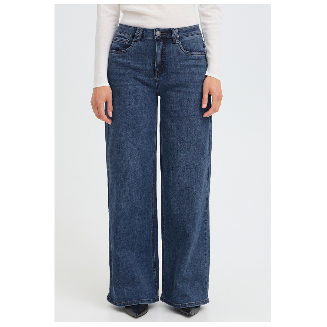 Fransa Atlanta Hanna Jeans 30"L Dark Blue  20617009