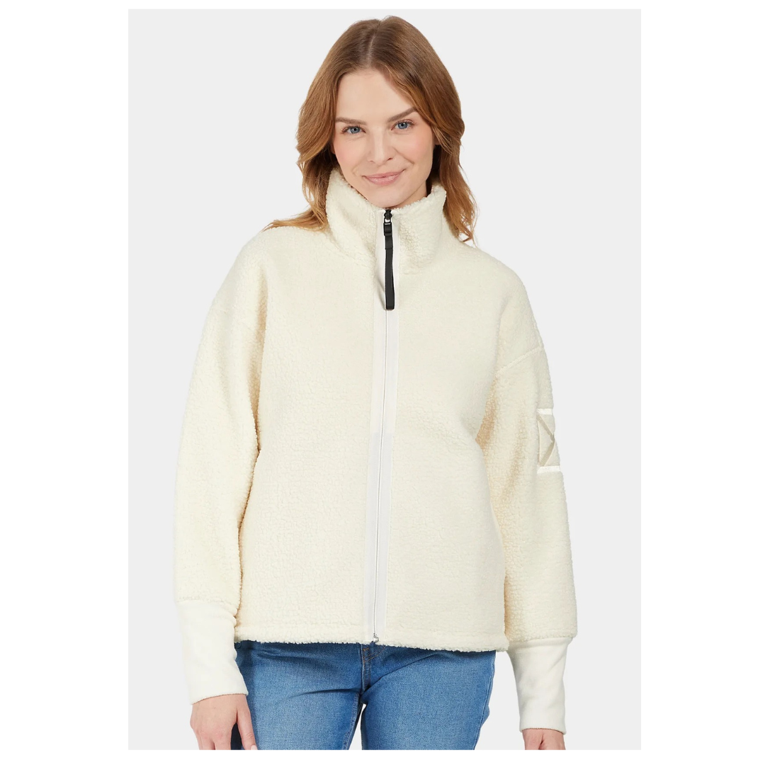 Didriksons Mella Fleece Jacket White Foam 505446
