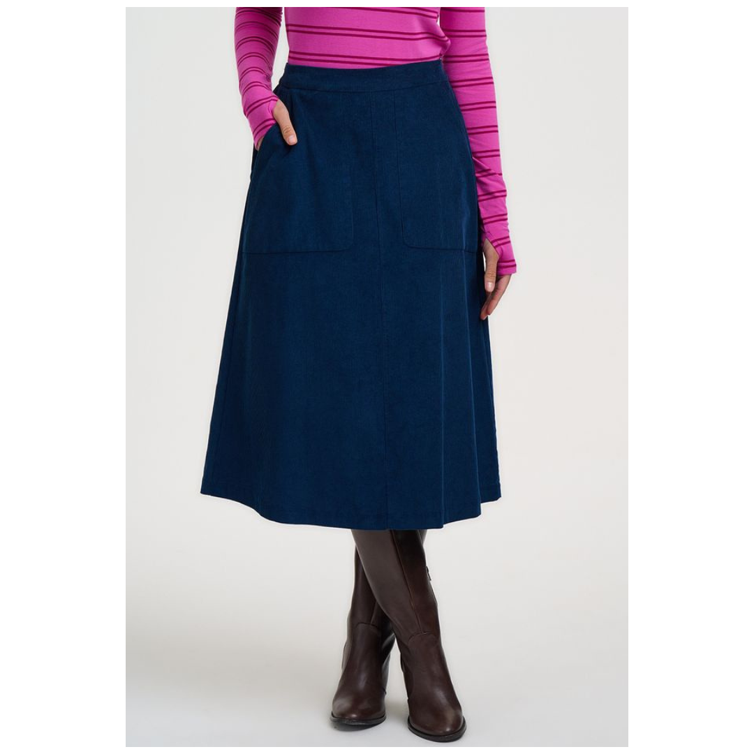 Sugarhill  Brighton Deirdre Cord Midi Teal S0157