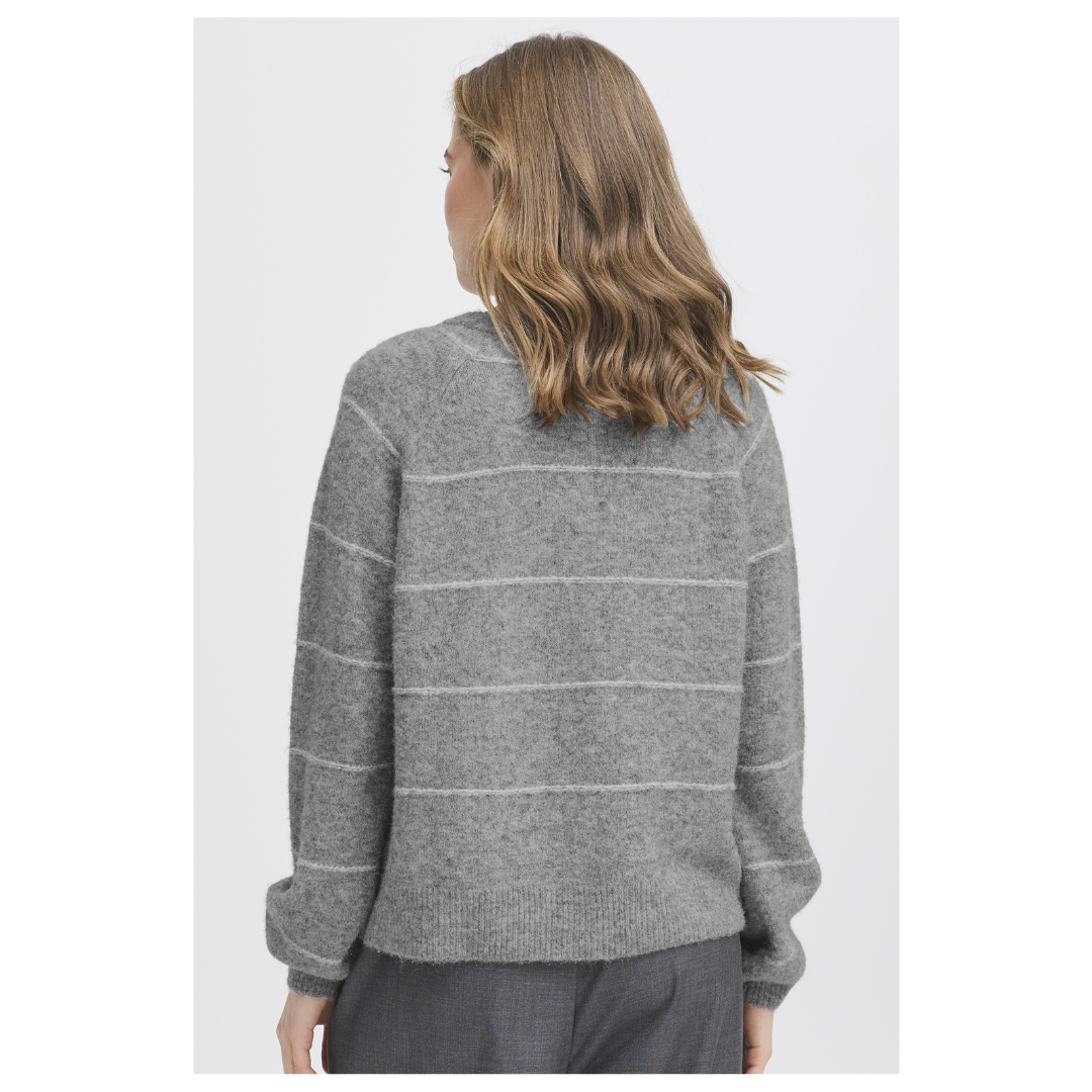 Fransa Kendra Cardigan Alsphalt 20615962