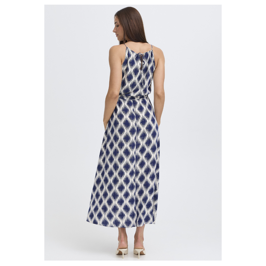 B Young Joella Slip Dress Ogee Ikat 20818766