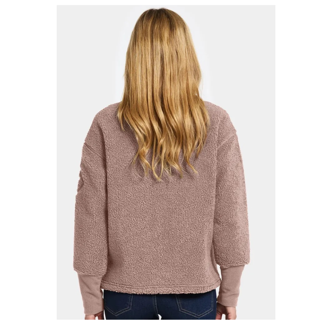 Didriksons Mella Jacket Fleece Bark 505446