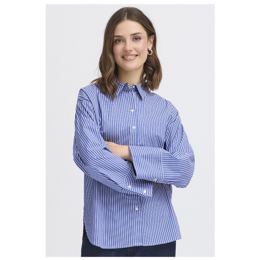 Fransa Fina Shirt Night Sky 20616023