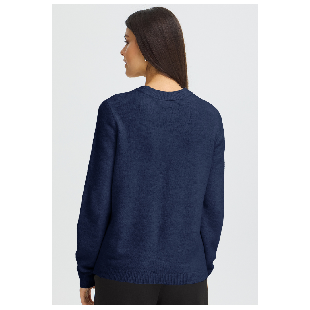 Fransa Ellis Pullover Blue Depths 20614492