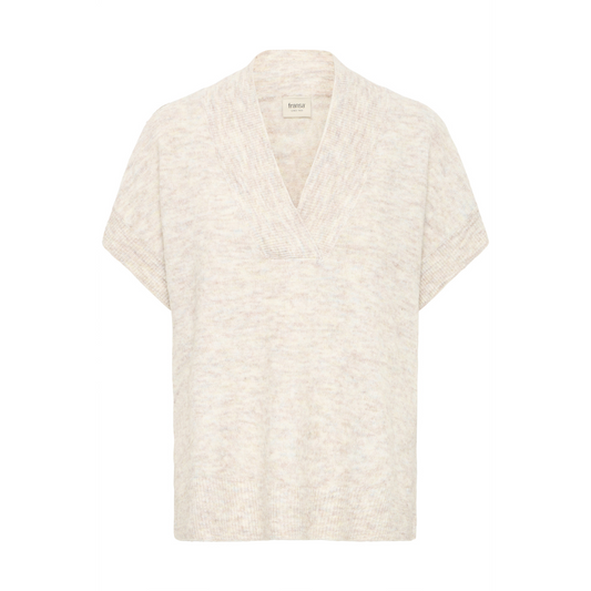 Fransa Sanny Waistcoat Oatmeal 20617050
