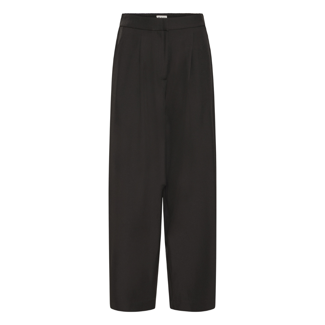 Ichi Fava Barrel Pants Black 20125681