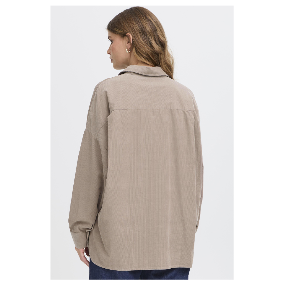 Fransa Cory Shirt Moon Rock 20617249