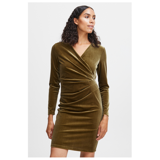 B Young Perlina Dress Military Olive 20819278