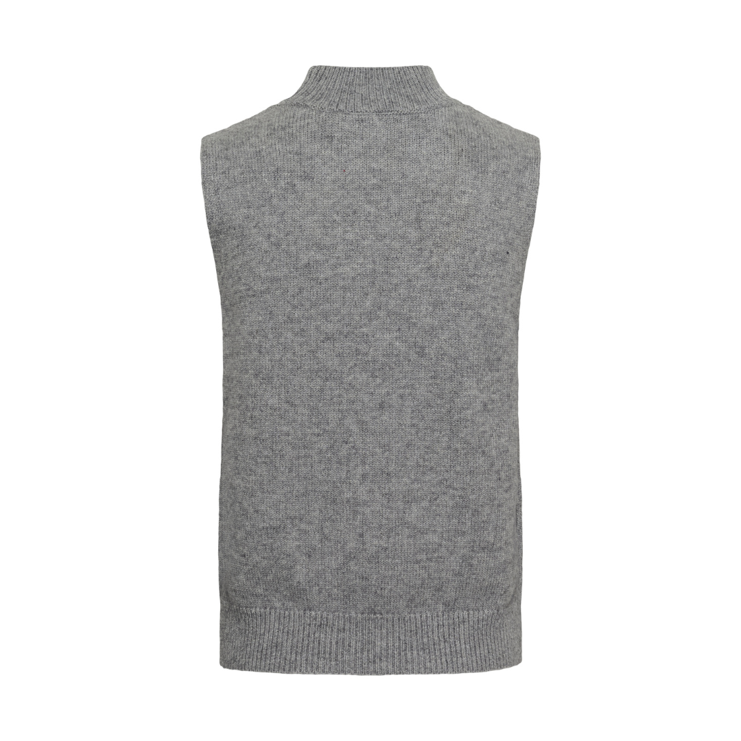 Saint Tropez Theresa Vest Mist Grey Melange 30515390