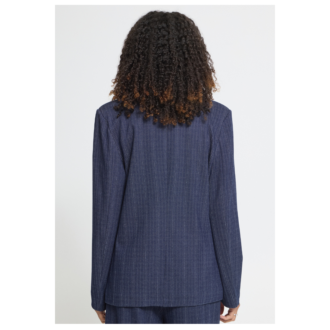 Ichi Kate Pinelle Blazer Dark Blue 20126819