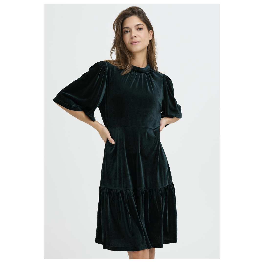 Pulz Barbara Dress Magical Forest 50210168