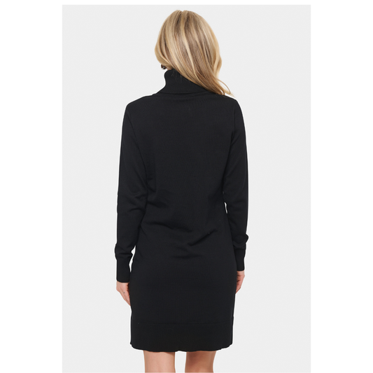 Saint Tropez Mila Rollneck Dress Black 30501696