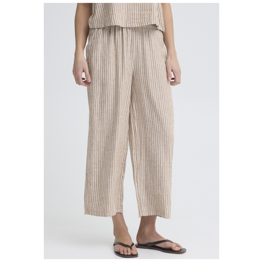 B Young Falakka Crop Pants Woodsmoke 20813083