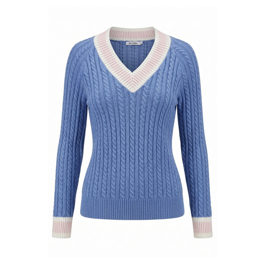 Alice Collins Liz Pullover Blue Smoke 037A023