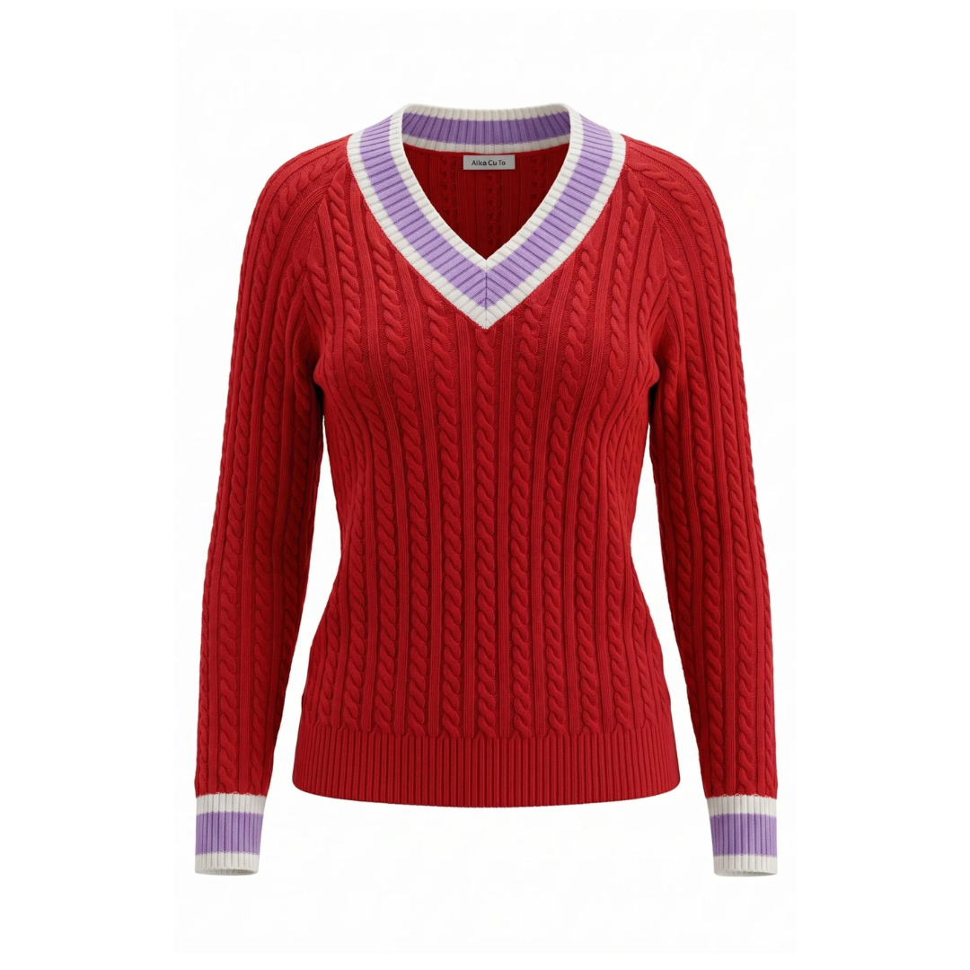 Alice Collins Liz Pullover Ruby 037A023