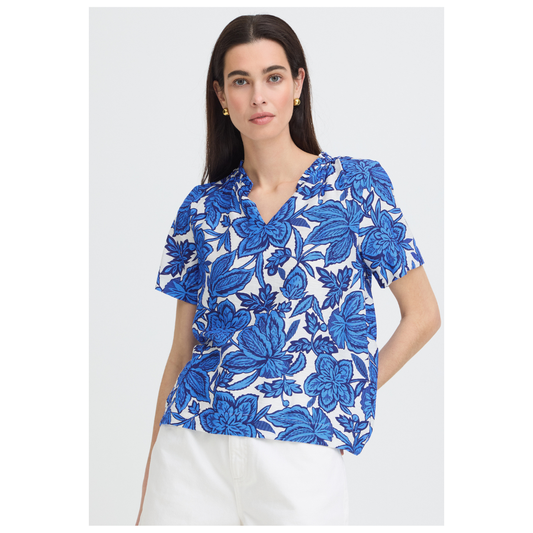 B Young Ikaia Blouse Nebulous Blue 20819037