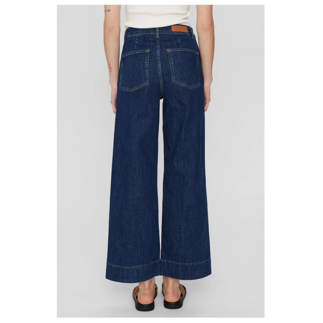 Numph Nuparis Cropped Jeans Dark Blue 703759