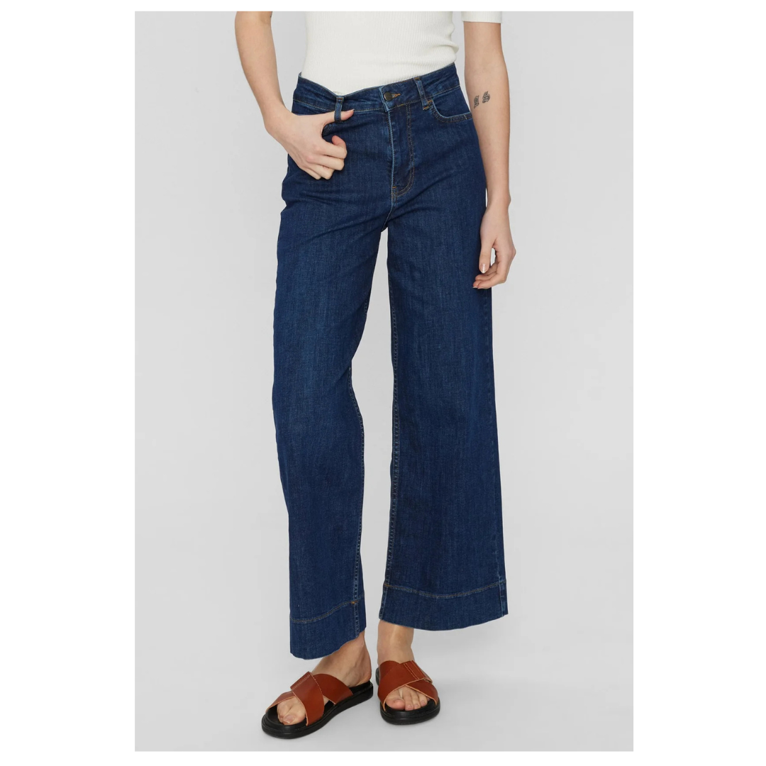 Numph Nuparis Cropped Jeans Dark Blue 703759