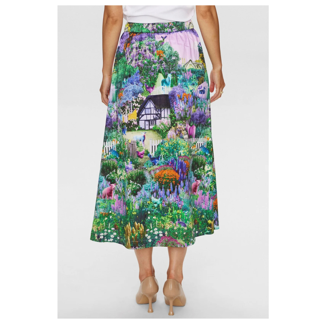 Numph Nugarden Skirt Pine Green 705695