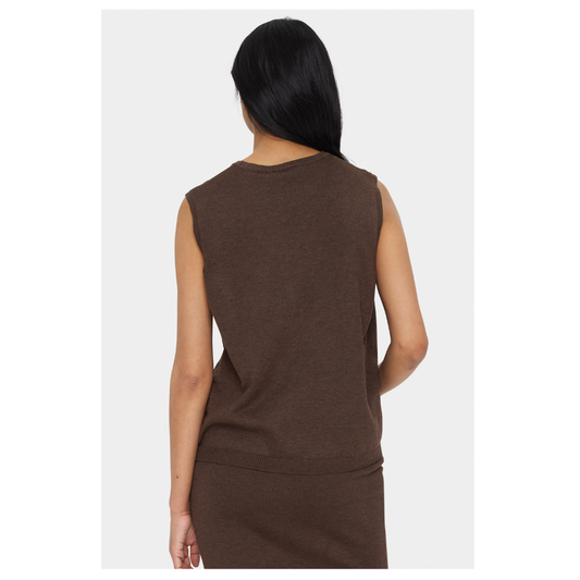 Saint Tropez Mila Vest Dark Oak 30511506