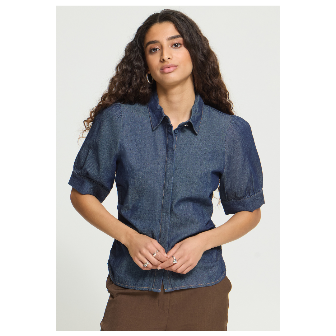 Ichi Archer Shirt Authentic Denim 20126218