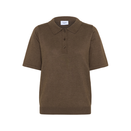Saint Tropez Mila Polo Pullover Fondue Fudge 30513958