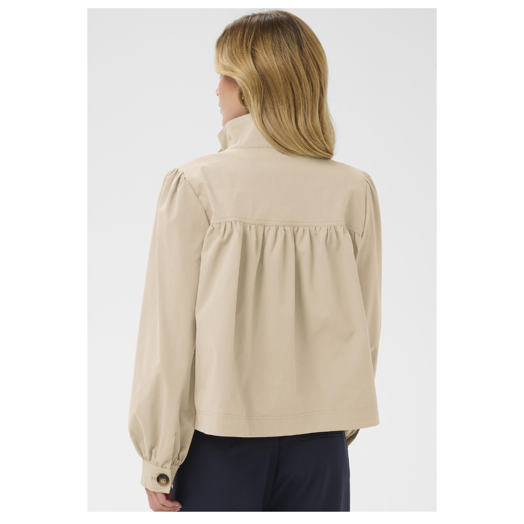 Saint Tropez Olina Short Jacket Oxford Tan 30514744