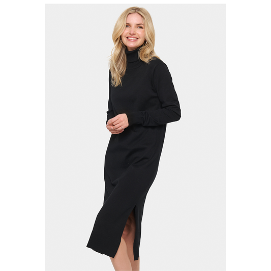 Saint Tropez Mila Rollneck Long Dress Black 30511420