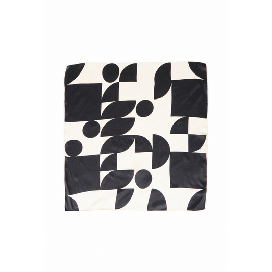 B Young Vilke Geometric Scarf Black Mix 20816057