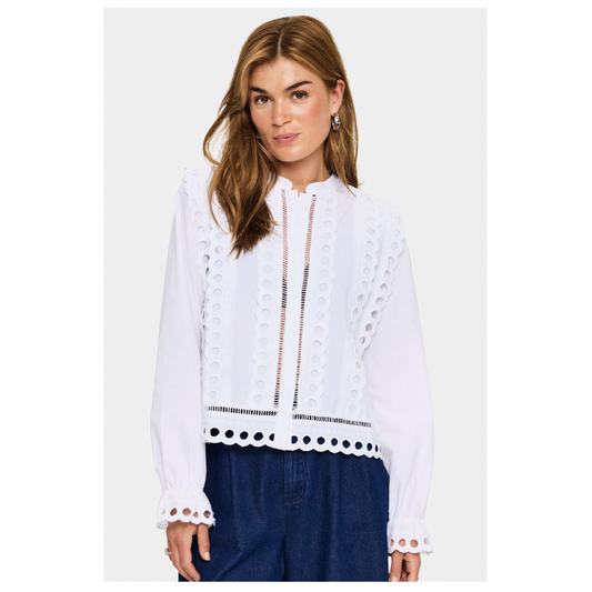Saint Tropez Marlee Shirt Bright White 30514366