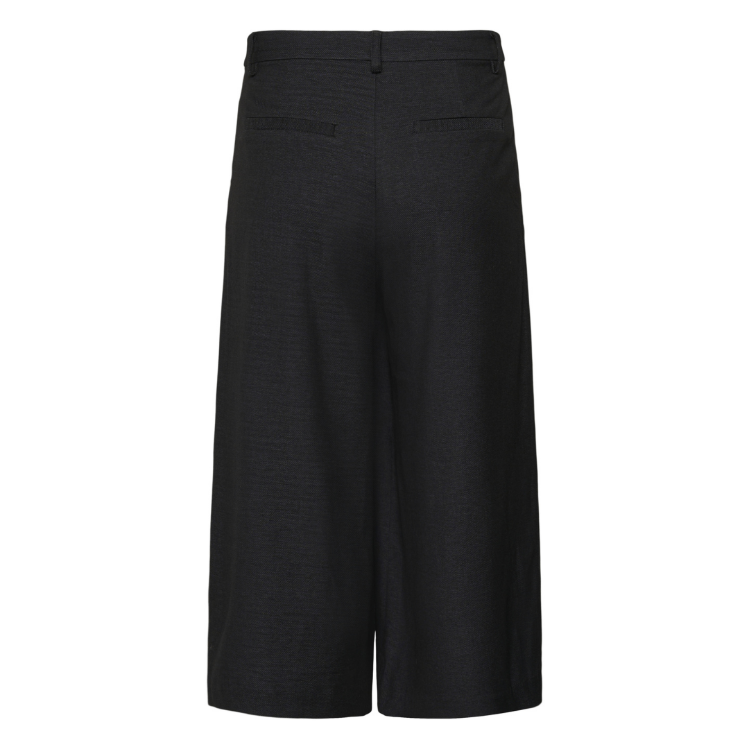 Kaffe Gabby Culotte Pants Dark Grey Melange 10512283