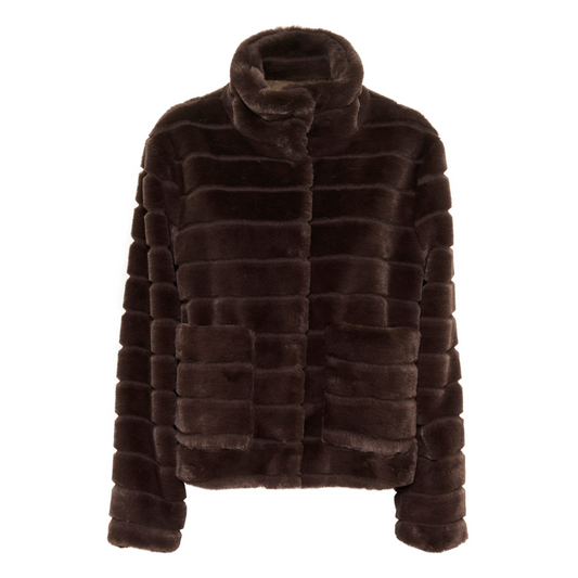Saint Tropez Leonie Jacket Chocolate Brown 30514124