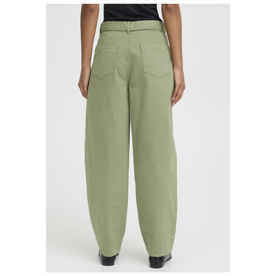 Ichi Olia Jeans Oil Green 20125029