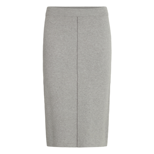 Ichi Ballia Skirt Grey Melange 20124242