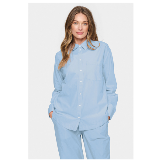 Saint Tropez Findre Shirt Soft Chambray 30513438