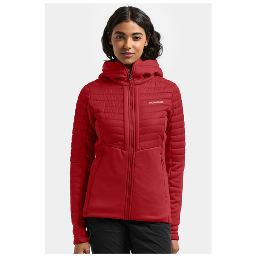 Didriksons Annema Full Zip Jacket Spring Red 503991 J15