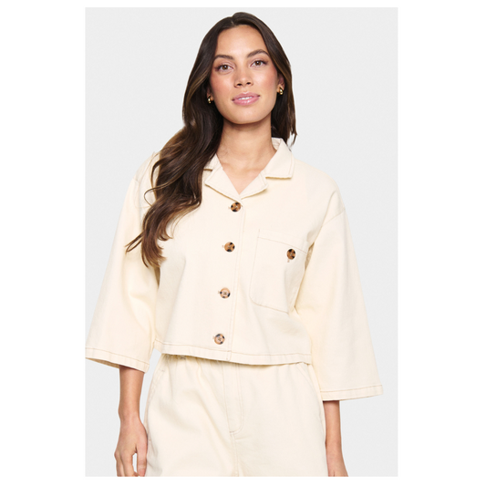 Saint Tropez Kayo Shirt Winter White 30514065