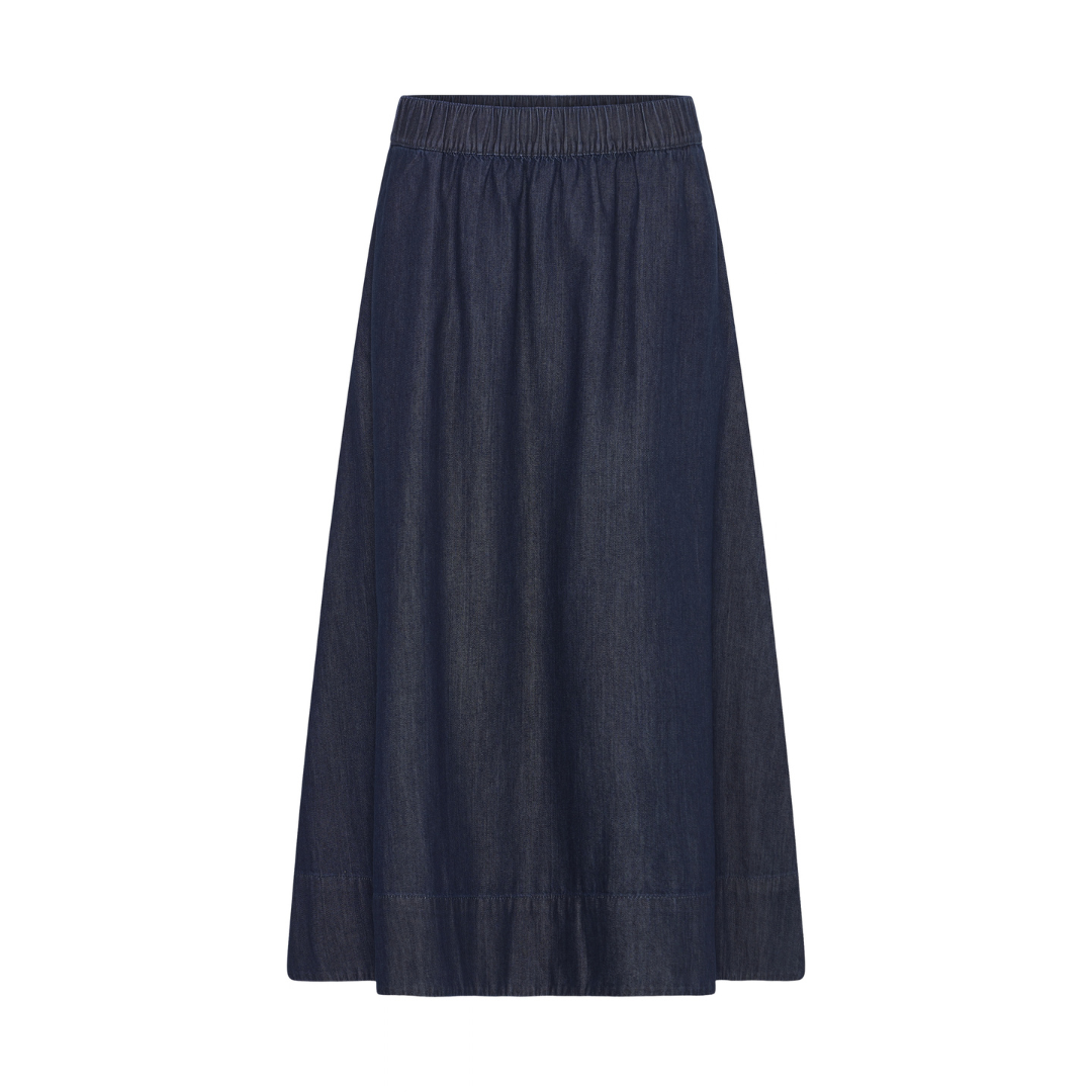 B Young Kalla Skirt Dark Blue Denim 20819532